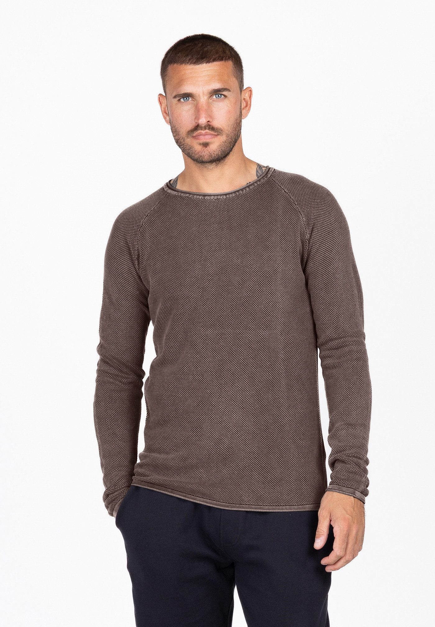 Key Largo Rundhalspullover MST THOMAS round günstig online kaufen