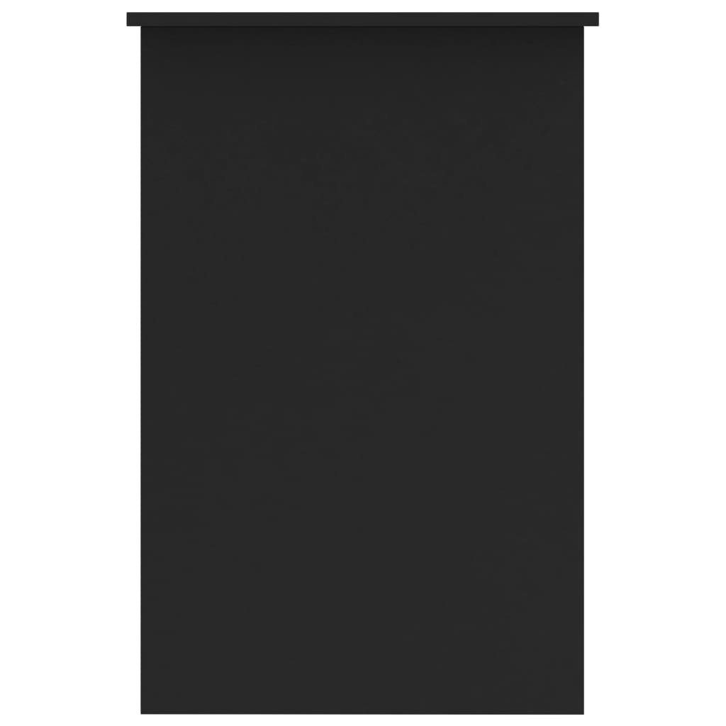 100×50×76 Schwarz cm furnicato Schreibtisch Holzwerkstoff