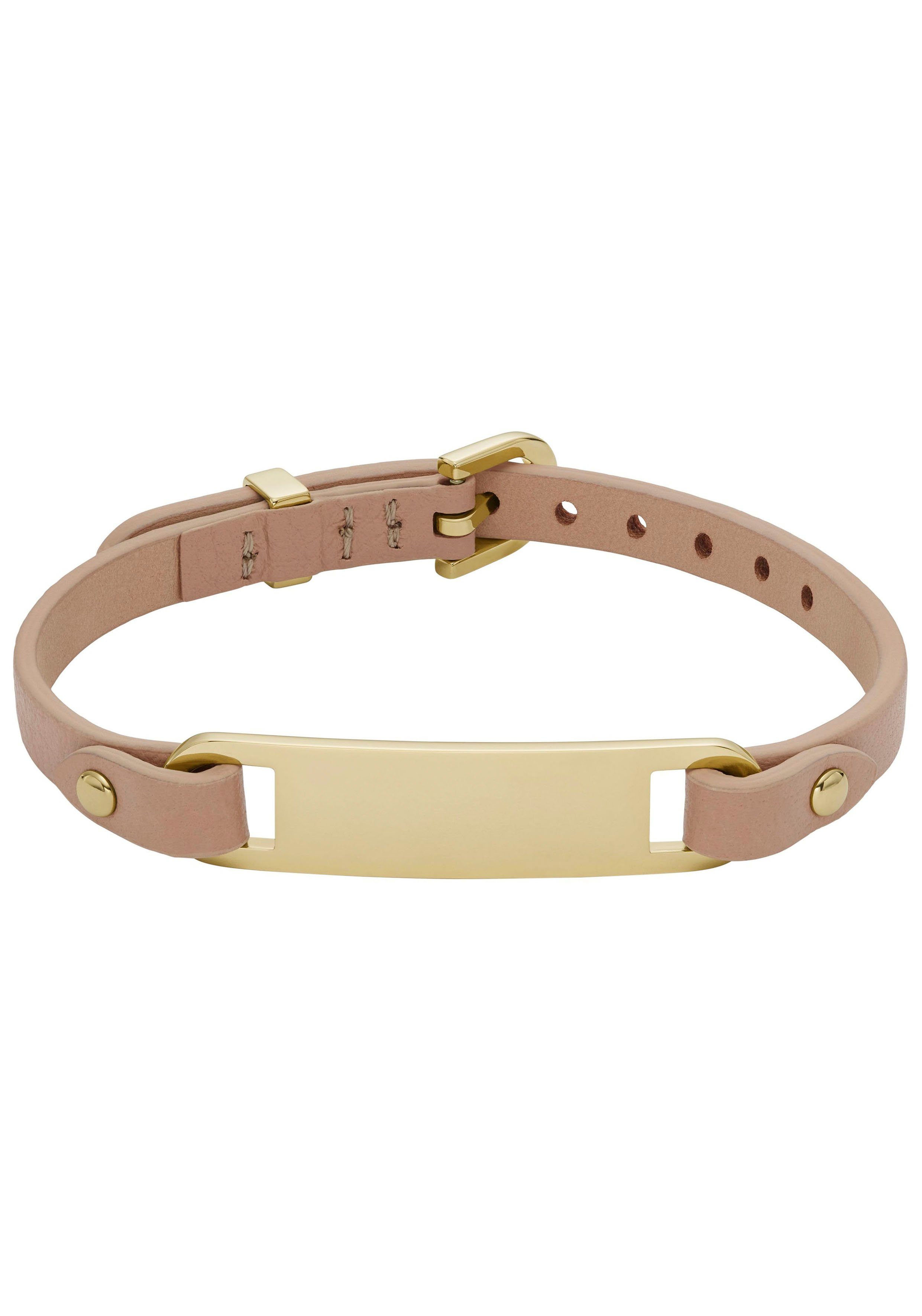 Fossil Armband HERITAGE, JF04433710, JF04434710 gelbgoldfarben-nude