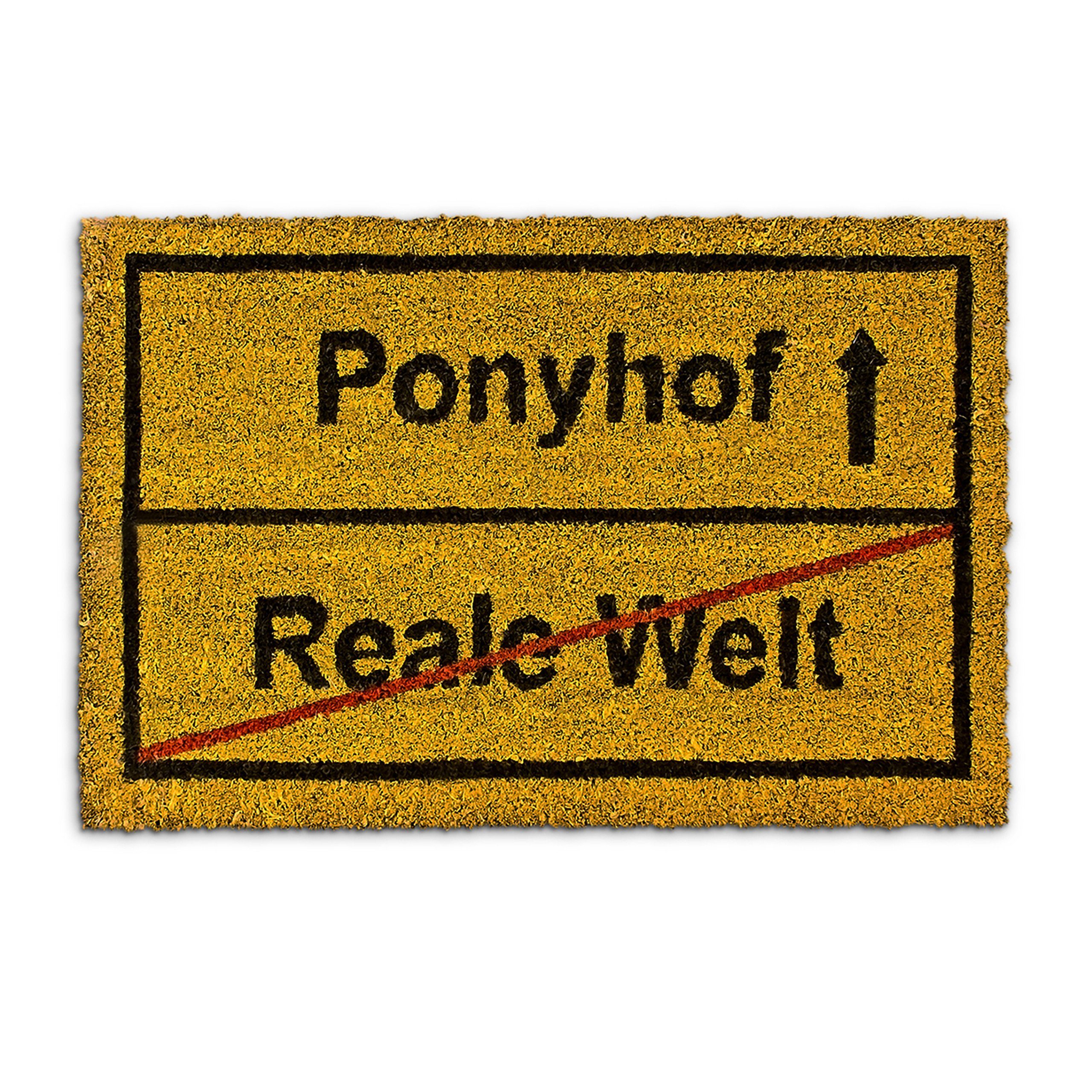 relaxdays Fußmatte 'Ponyhof' Kokos 40x60 cm, günstig online kaufen