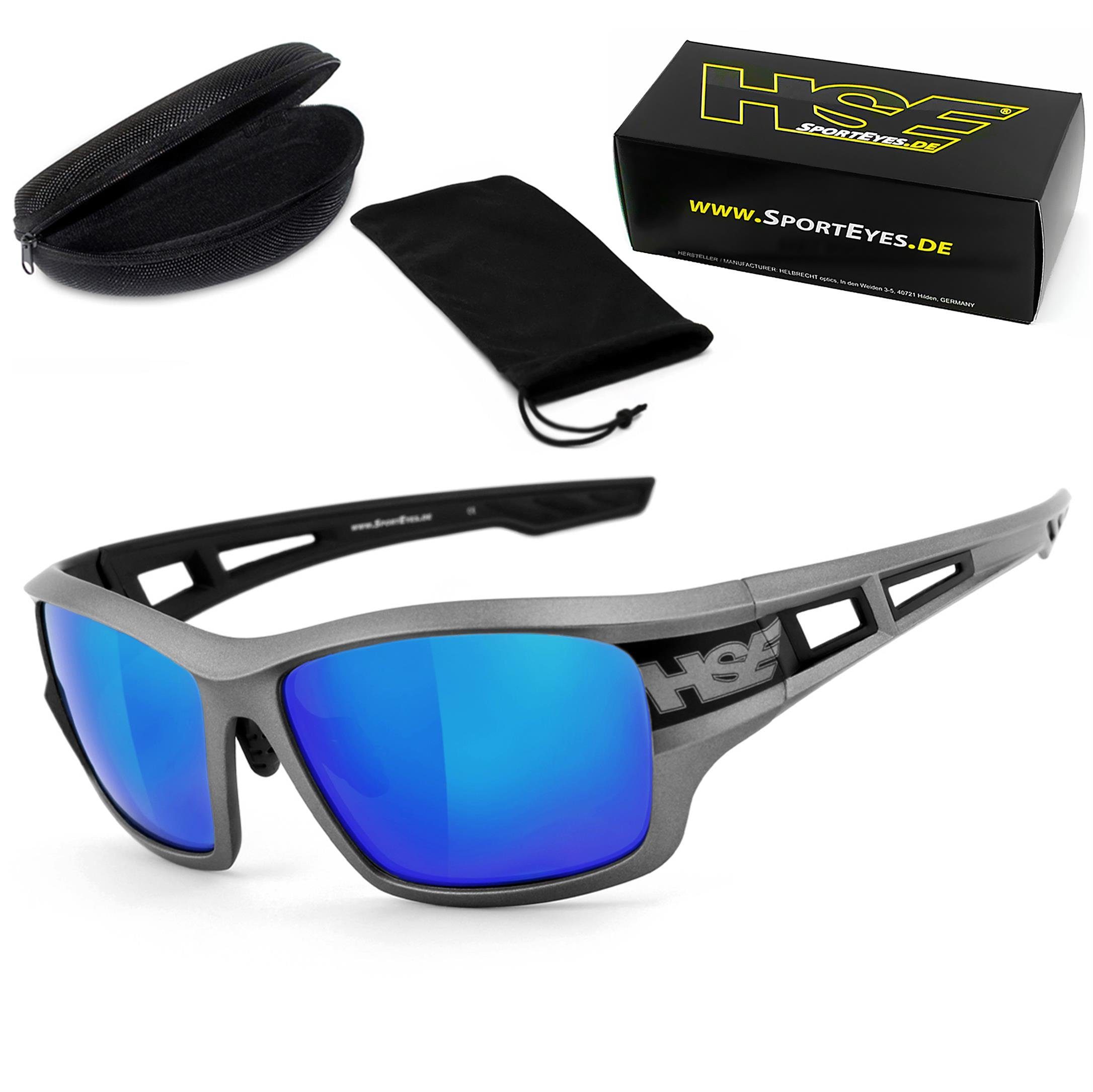 HSE - SportEyes Sportbrille 2095gm, Steinschlagbeständig durch Kunststoff-Sicherheitsglas