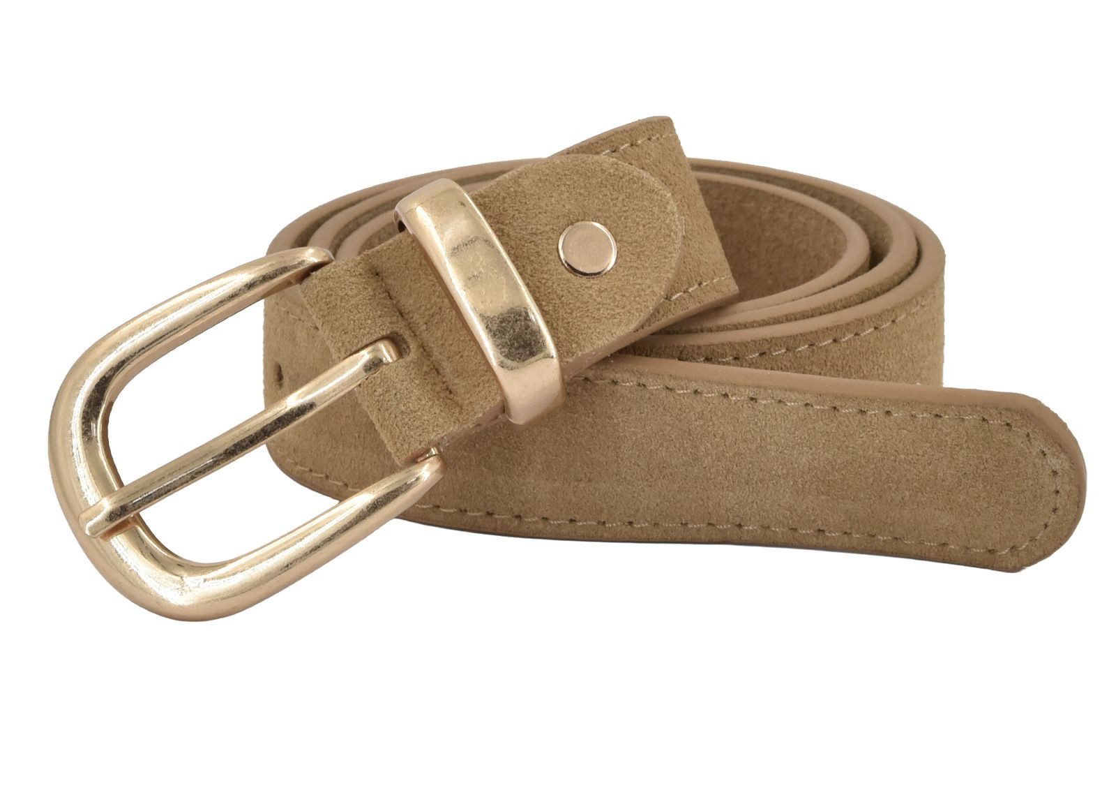 styleBREAKER Ledergürtel Echtleder Gürtel Velours (1-St)