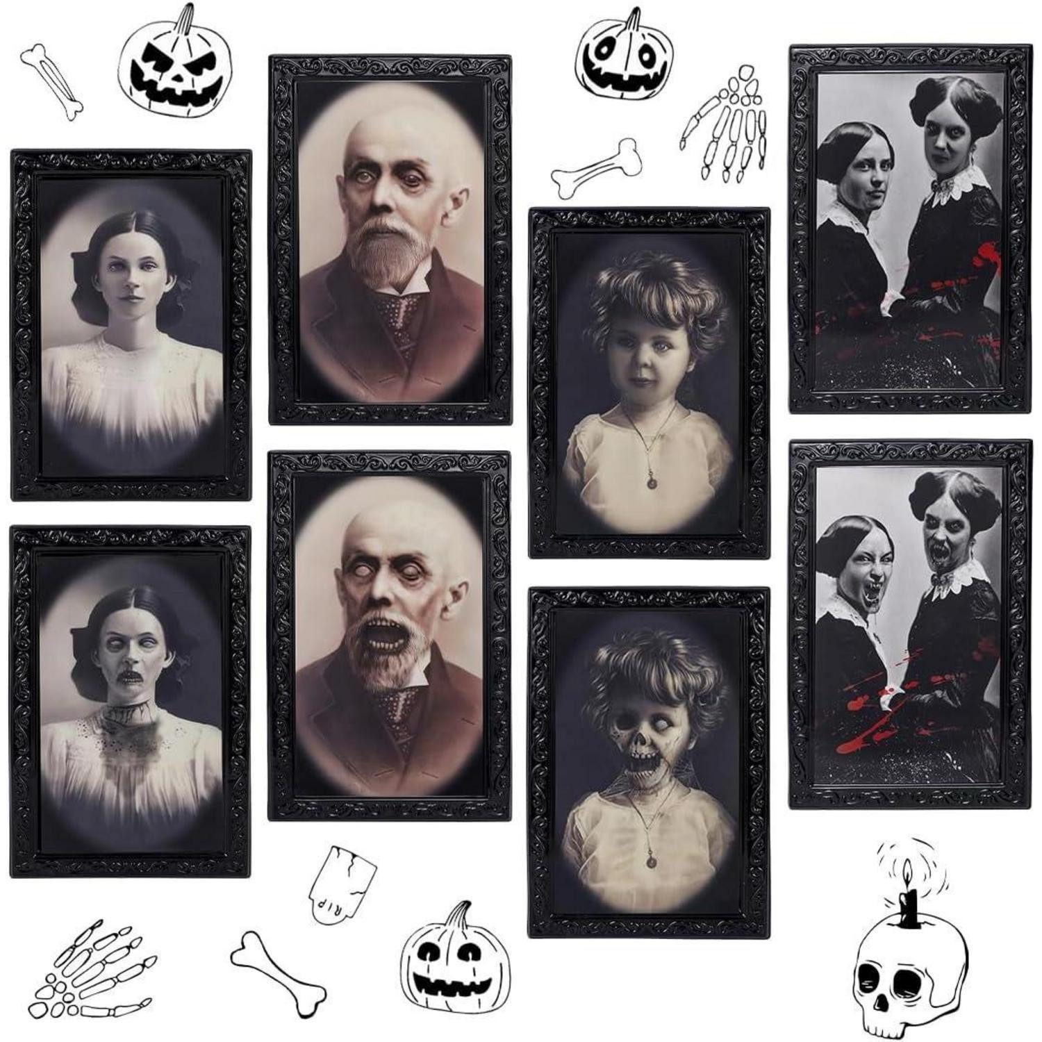 LuxusKollektion Dekohänger Halloween Deko Bilderrahmen 4 günstig online kaufen