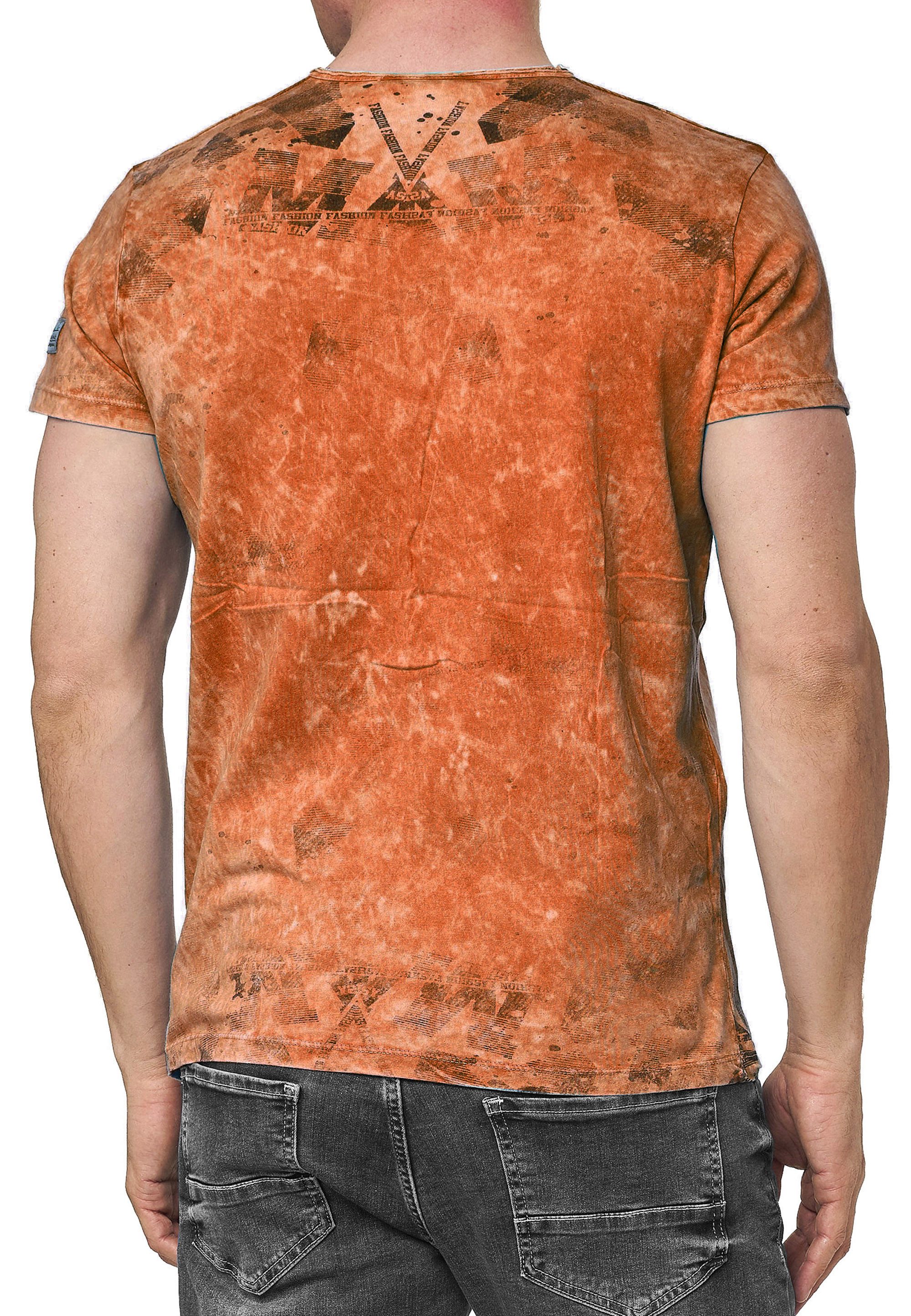Rusty Neal T-Shirt im coolen Used-Look-Design