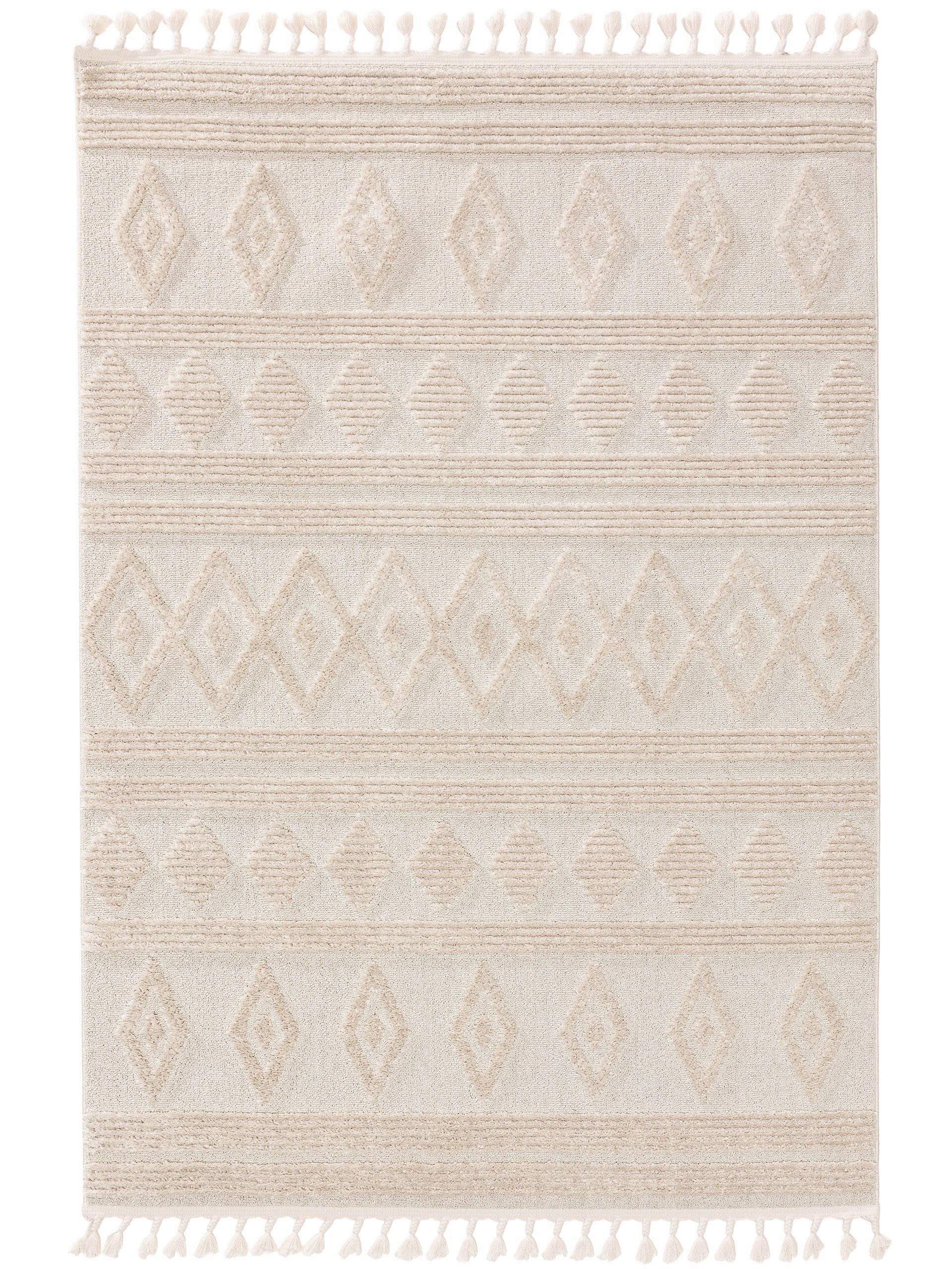 benuta Teppich Oyo, rechteckig, Höhe: 11 mm, Teppich Wohnzimmer, Esszimmer, günstig online kaufen