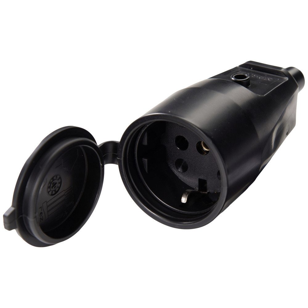 Martin Kaiser 552/sw Schutzkontaktkupplung PVC 250 V Schwarz IP44 Steckernetzteil