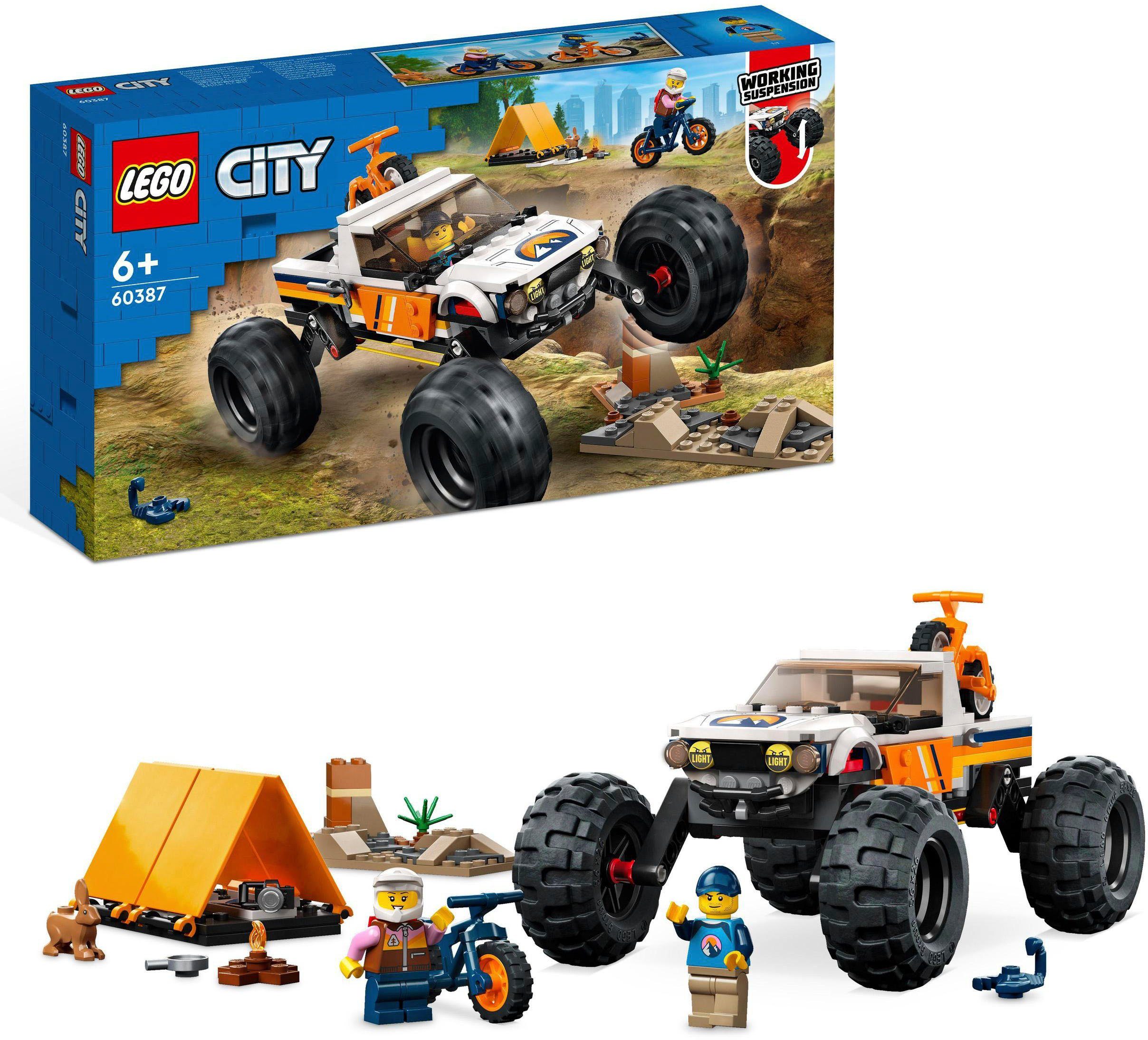 LEGO® Konstruktionsspielsteine Offroad Abenteuer (60387), LEGO® City, (252 St), Made in Europe