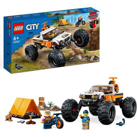 LEGO® Konstruktionsspielsteine Offroad Abenteuer (60387), LEGO® City, (252 St), Made in Europe