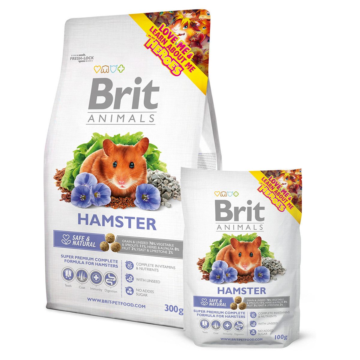 Brit Vet Hamster Complete 300 g, Trockenfutter für: Kleintier