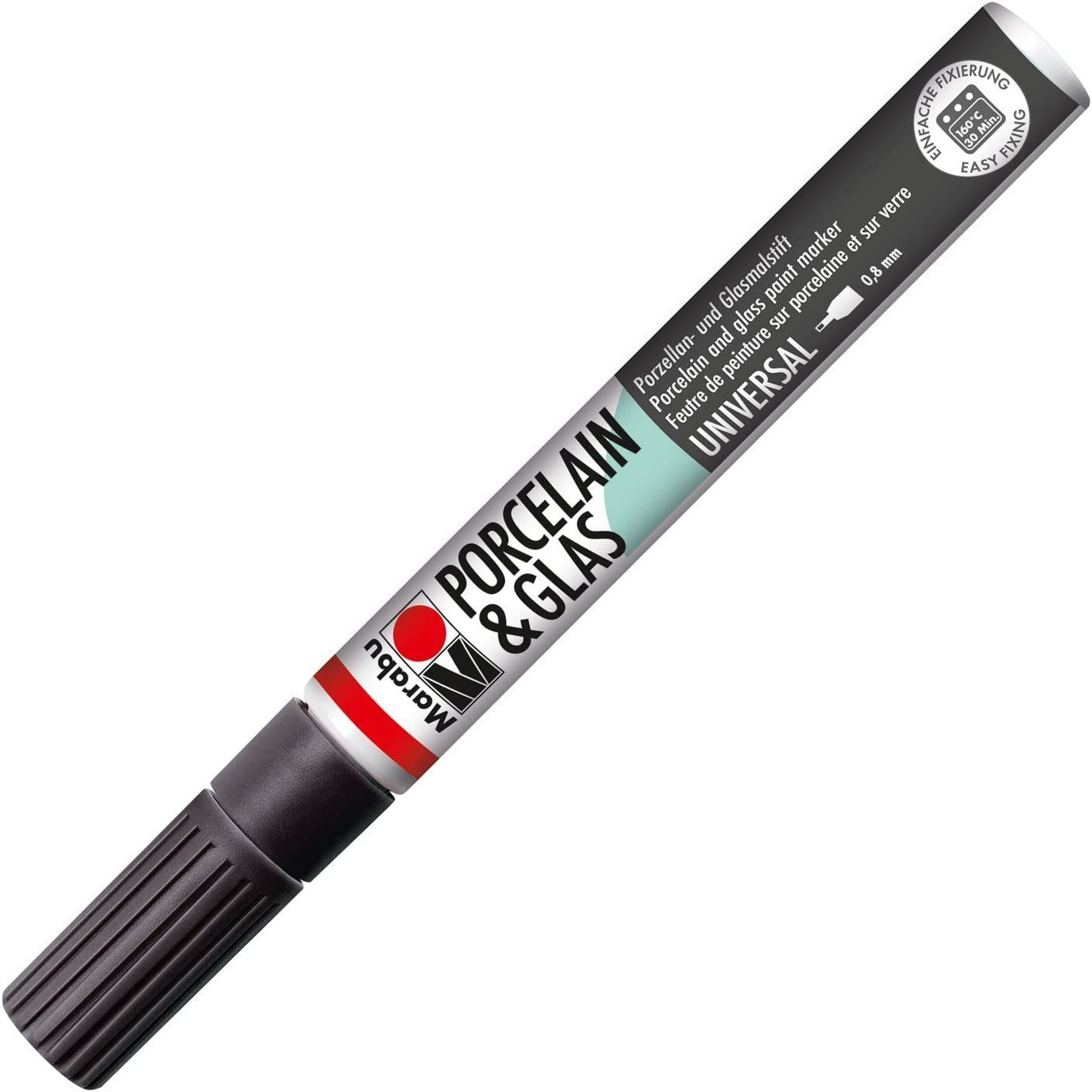 Marabu Lackmarker Marabu Marker "Porcelain & Glas Painter", schwarz