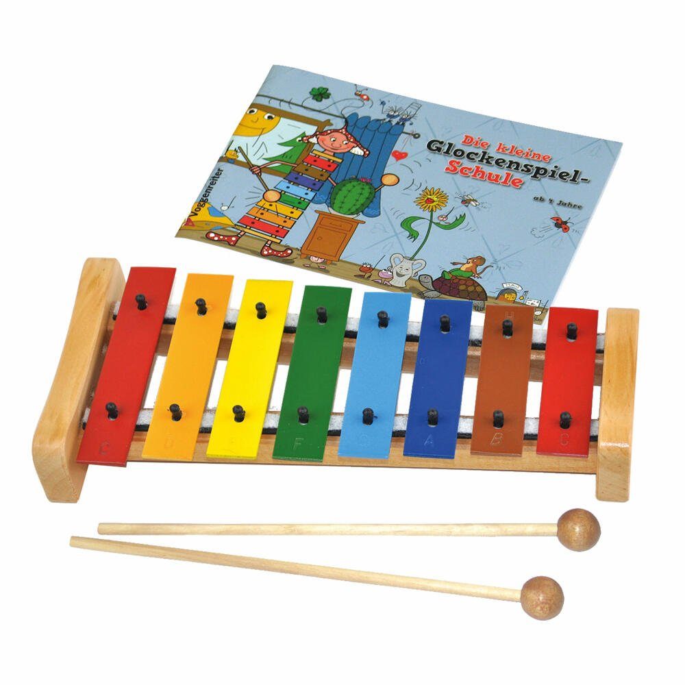 Voggenreiter Glockenspiel Voggy Das Bunte Set, Diatonisch von C -C gestimmt