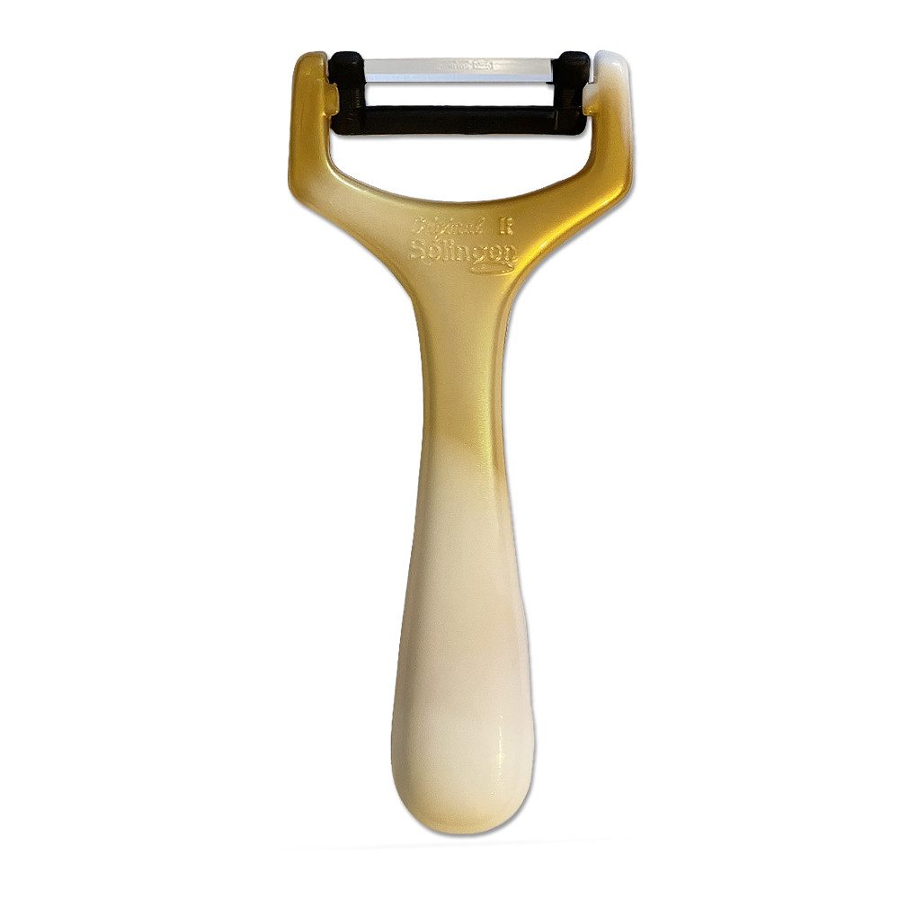 SMI Sparschäler Solingen Gemüseschäler Kartoffelschäler Sparschäler Universalschäler, (1-tlg., 1 tlg), Gold-Weiß