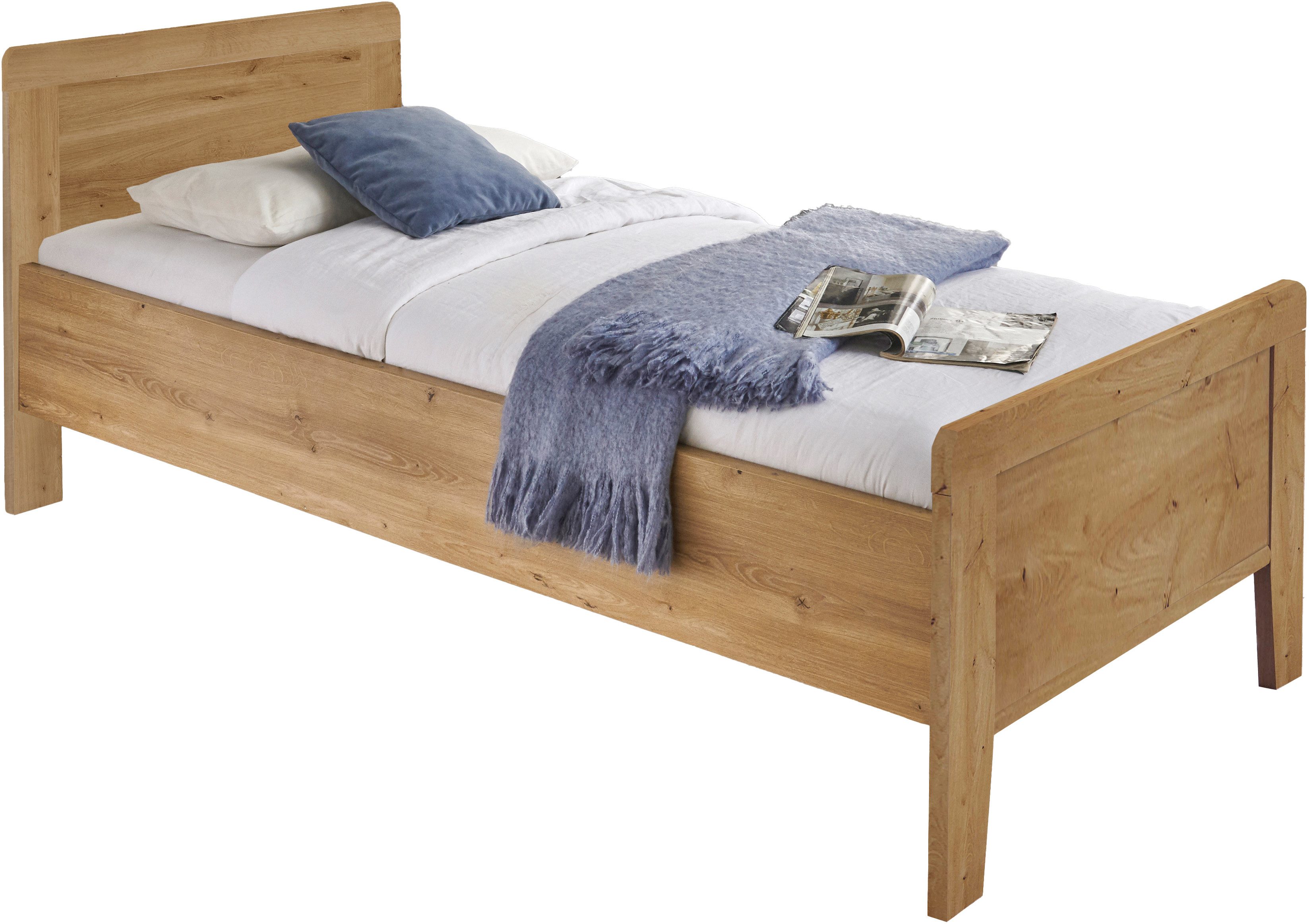 WIEMANN Holzbett Bern, 4-fach Liegehöhenverstellung