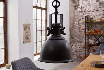 riess-ambiente Hängeleuchte INDUSTRIAL 45cm schwarz, ohne Leuchtmittel, Wohnzimmer · Metall · Esszimmer · Industrial