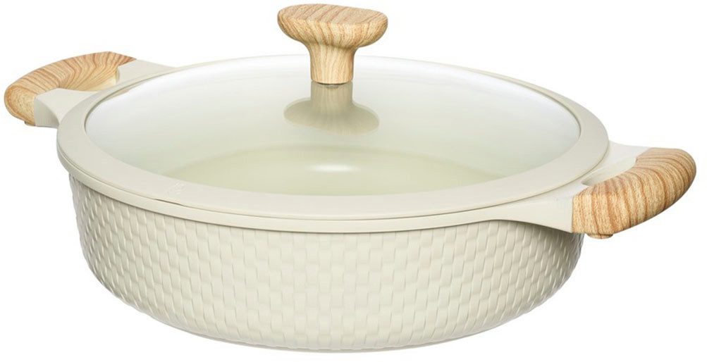 RESTO Kitchenware Bräter Ran, Kochtopf antihaftbeschichtet und spülmaschinenfest, Aluminiumguss (2-tlg), Geeignet für alle Herdarten, auch Induktion, im Geschenkkarton