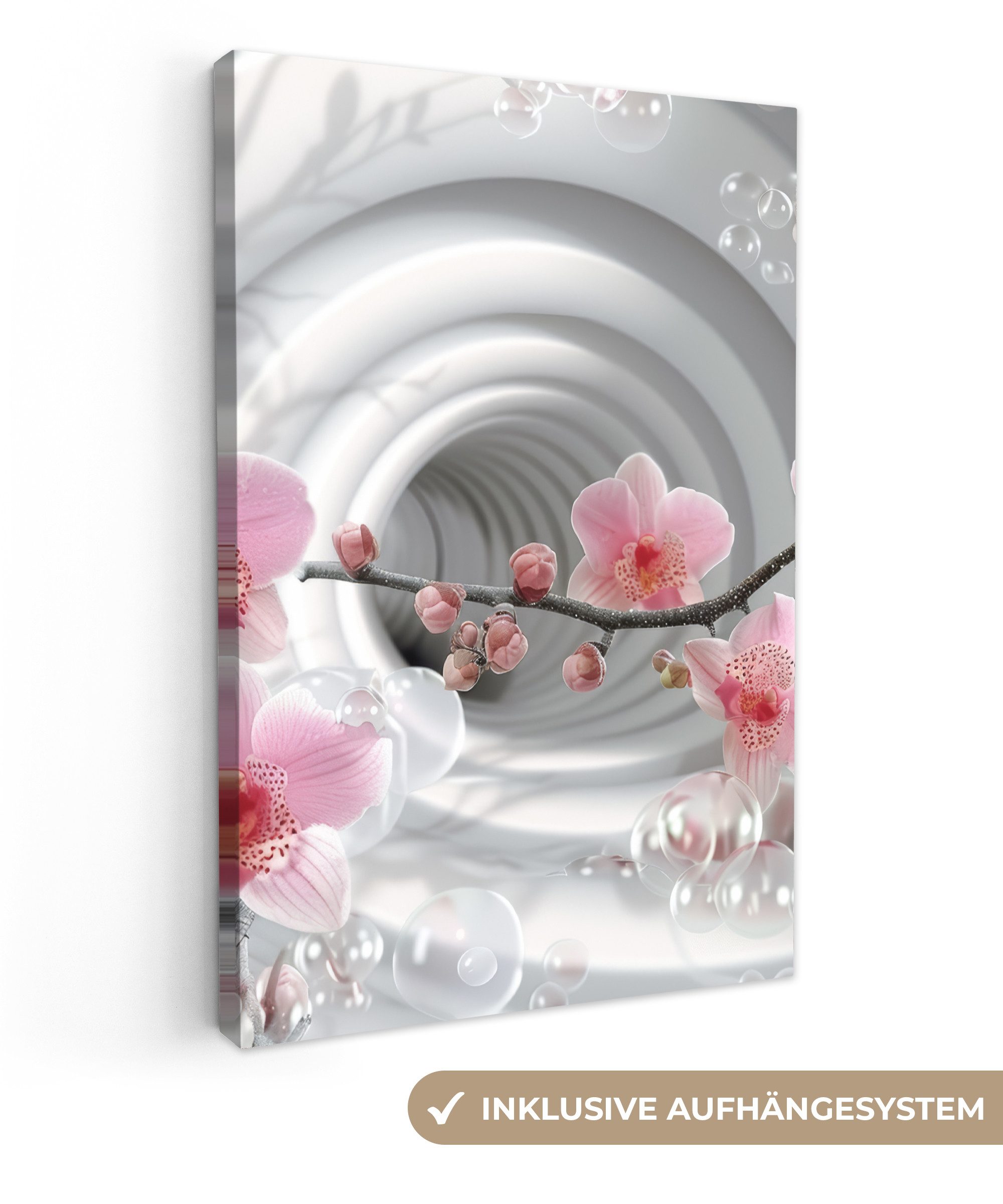 OneMillionCanvasses® Leinwandbild Blumen - Tunnel - günstig online kaufen