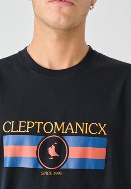 Cleptomanicx T-Shirt Gulli mit Statement-Logo