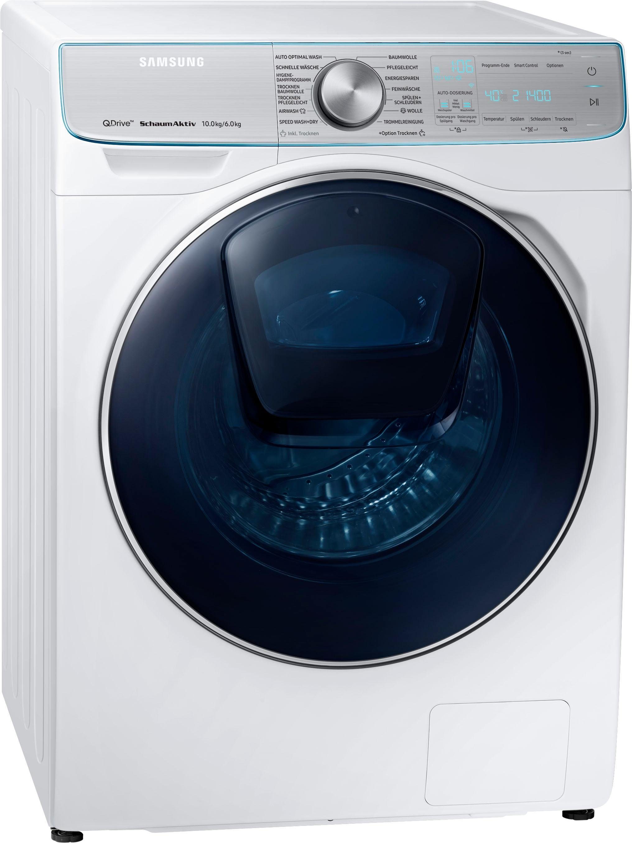 Samsung Waschtrockner QuickDrive WD8800 WD10N84INOA/EG, 10 kg/6 kg, 1400 U/Min, AddWash