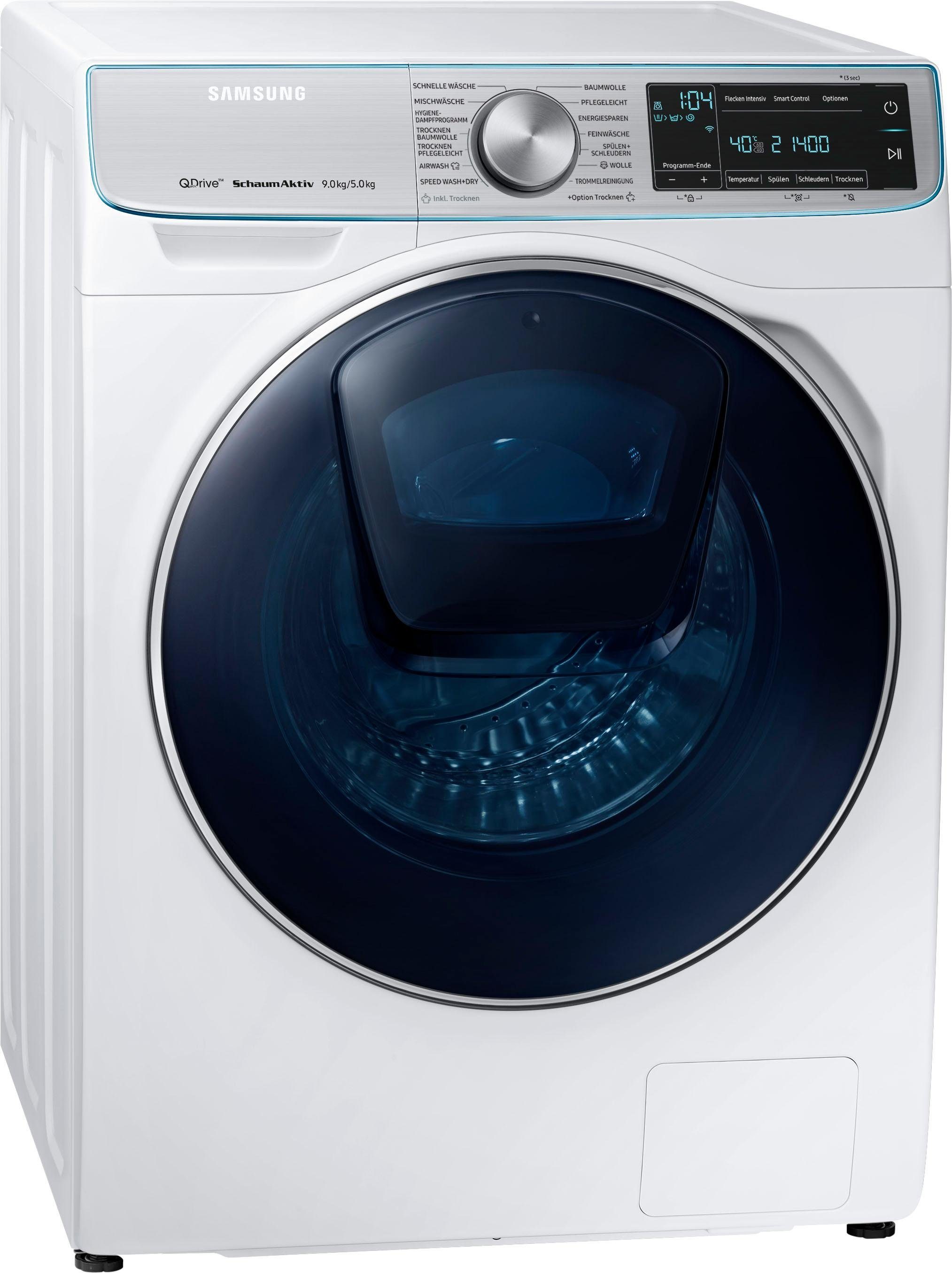 Samsung Waschtrockner QuickDrive WD7800 WD91N740NOA/EG, 9 kg/5 kg, 1400 U/Min, AddWash