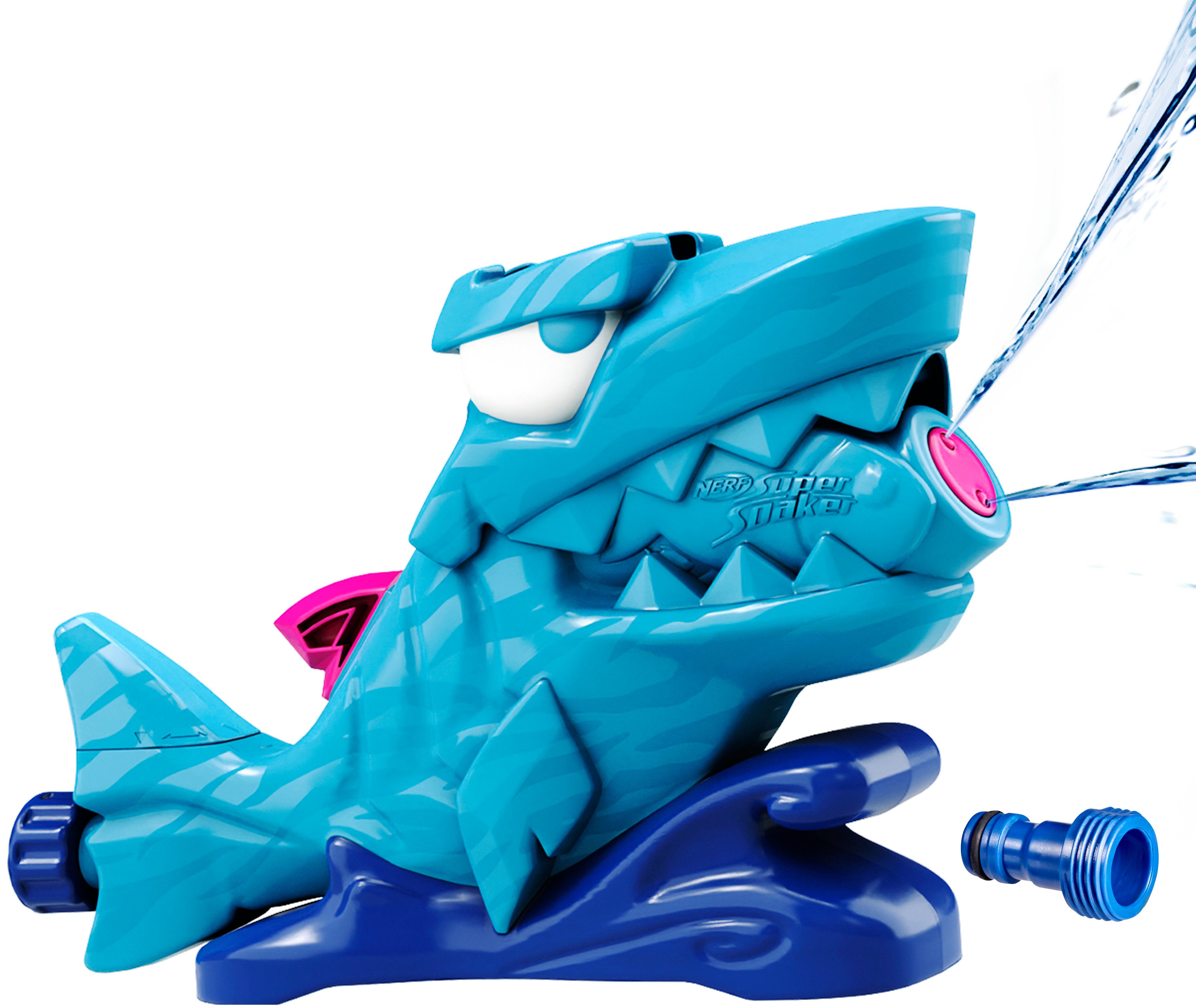 Hasbro Spiel-Wassersprenkler Nerf Super Soaker Hop & Chomp, Wasserspielzeug