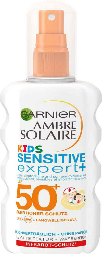 GARNIER Sonnenschutzspray »Ambre Solaire Kids Sensitive Expert LSF 50+«