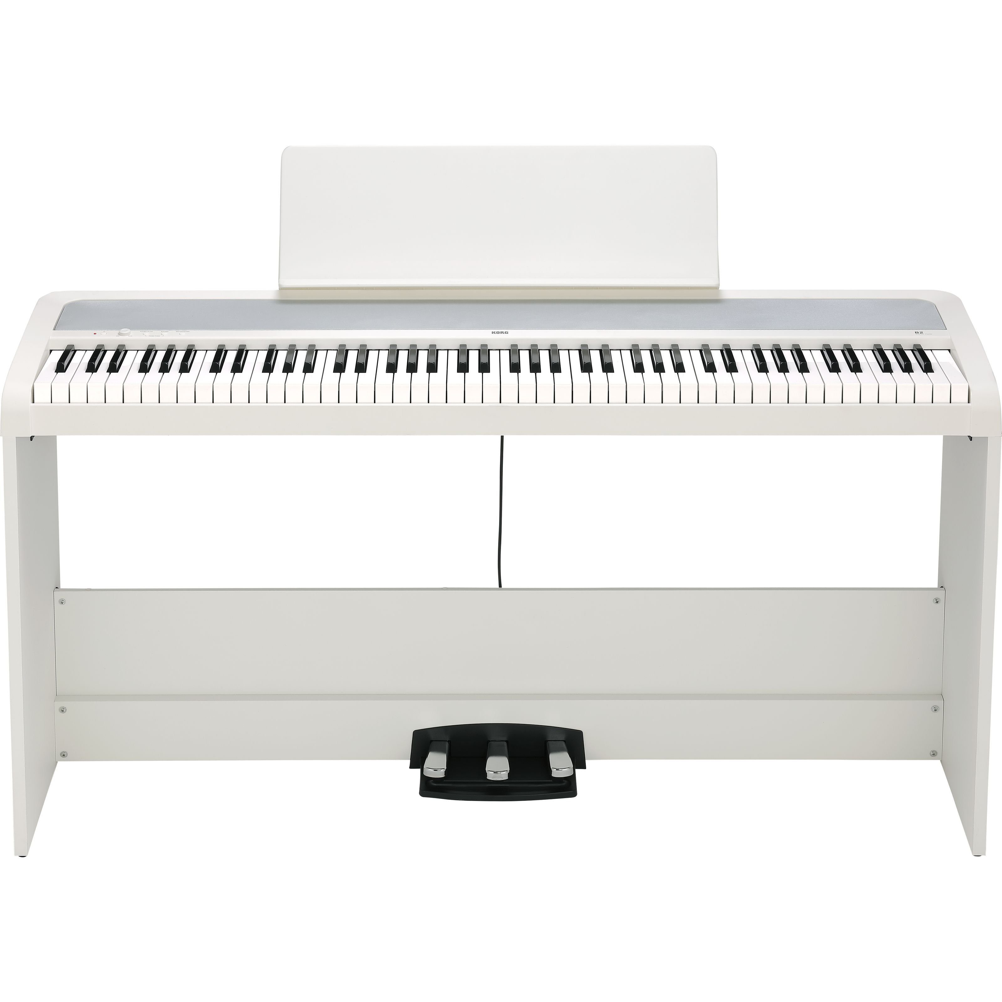 Korg Stagepiano (Stage Pianos, Stage Pianos Hammermechanik), B2 WH + Stand Set - Stagepiano