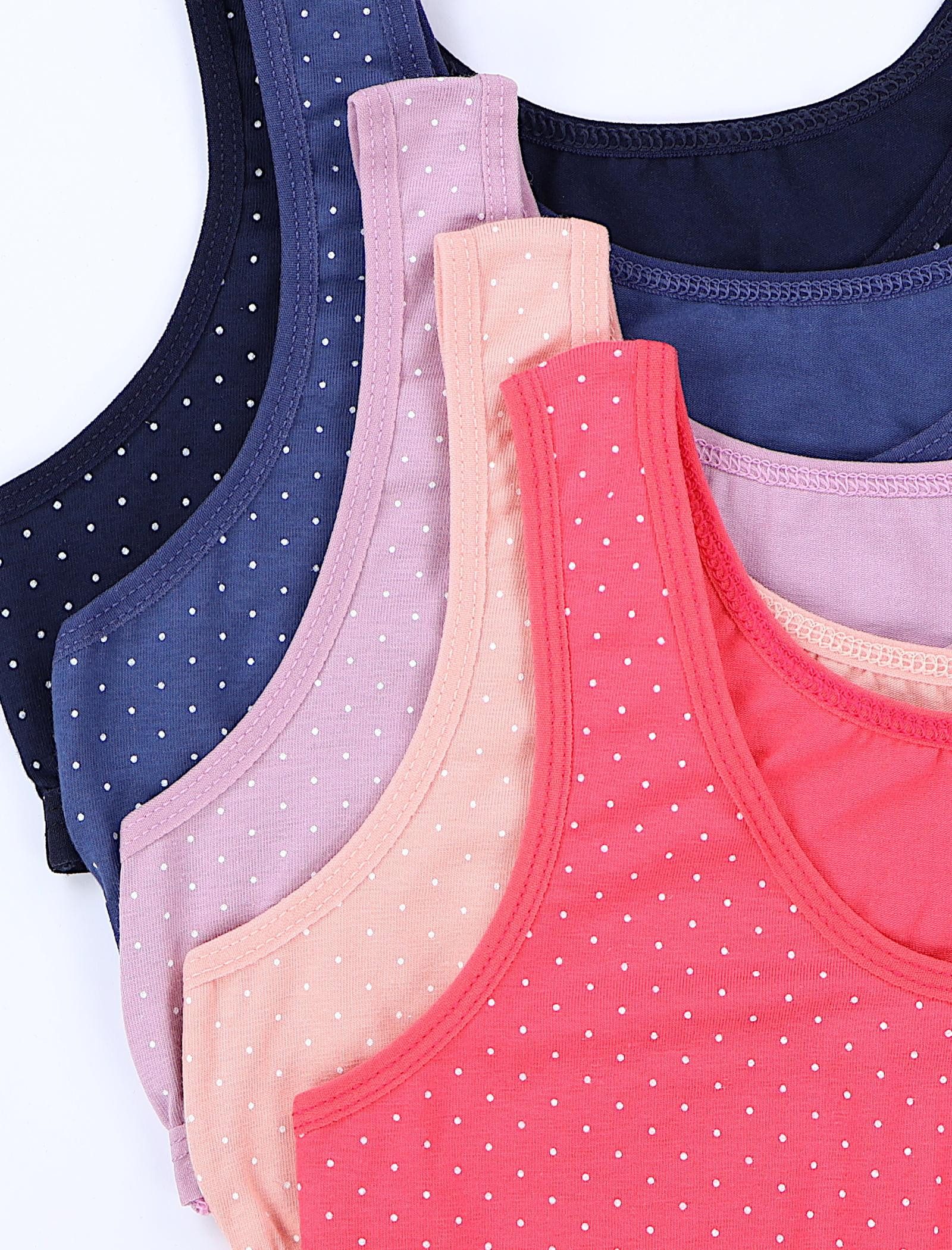 TupTam Bustier TupTam Mädchen Bustier mit breiten Trägern 5er Pack