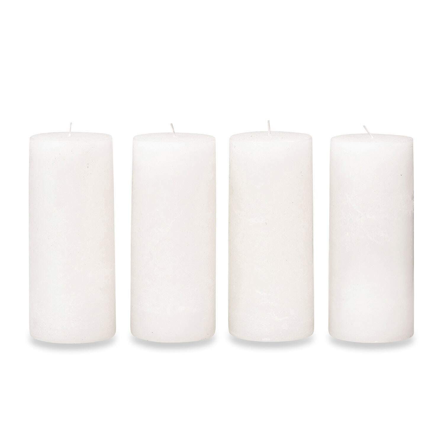 Mirabeau Stumpenkerze Kerze 4er Set Homel creme (4er Set, 4er Set), none