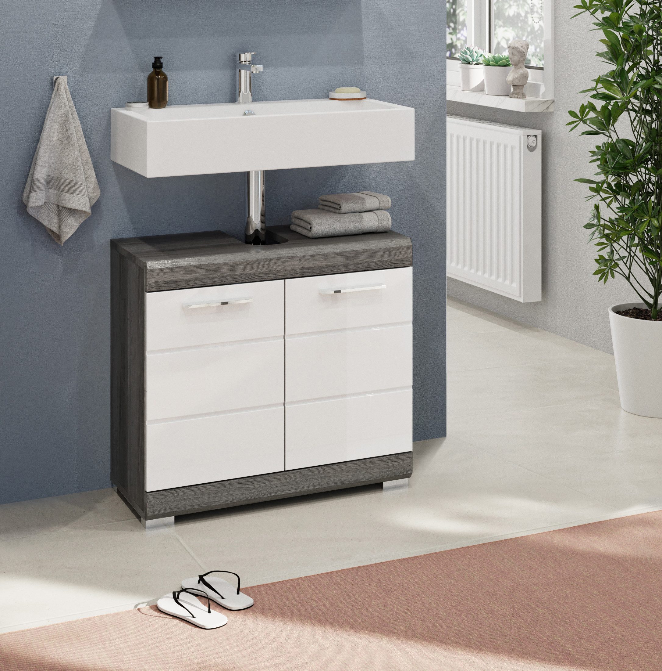 INOSIGN Waschbeckenunterschrank Siena, Breite 60cm, 2 günstig online kaufen