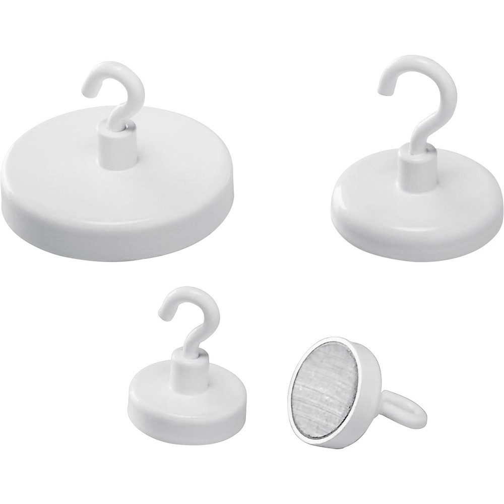 magnetoplan® Magnet magnetoplan Hakenmagnet Weiß 10 St. 52636S10