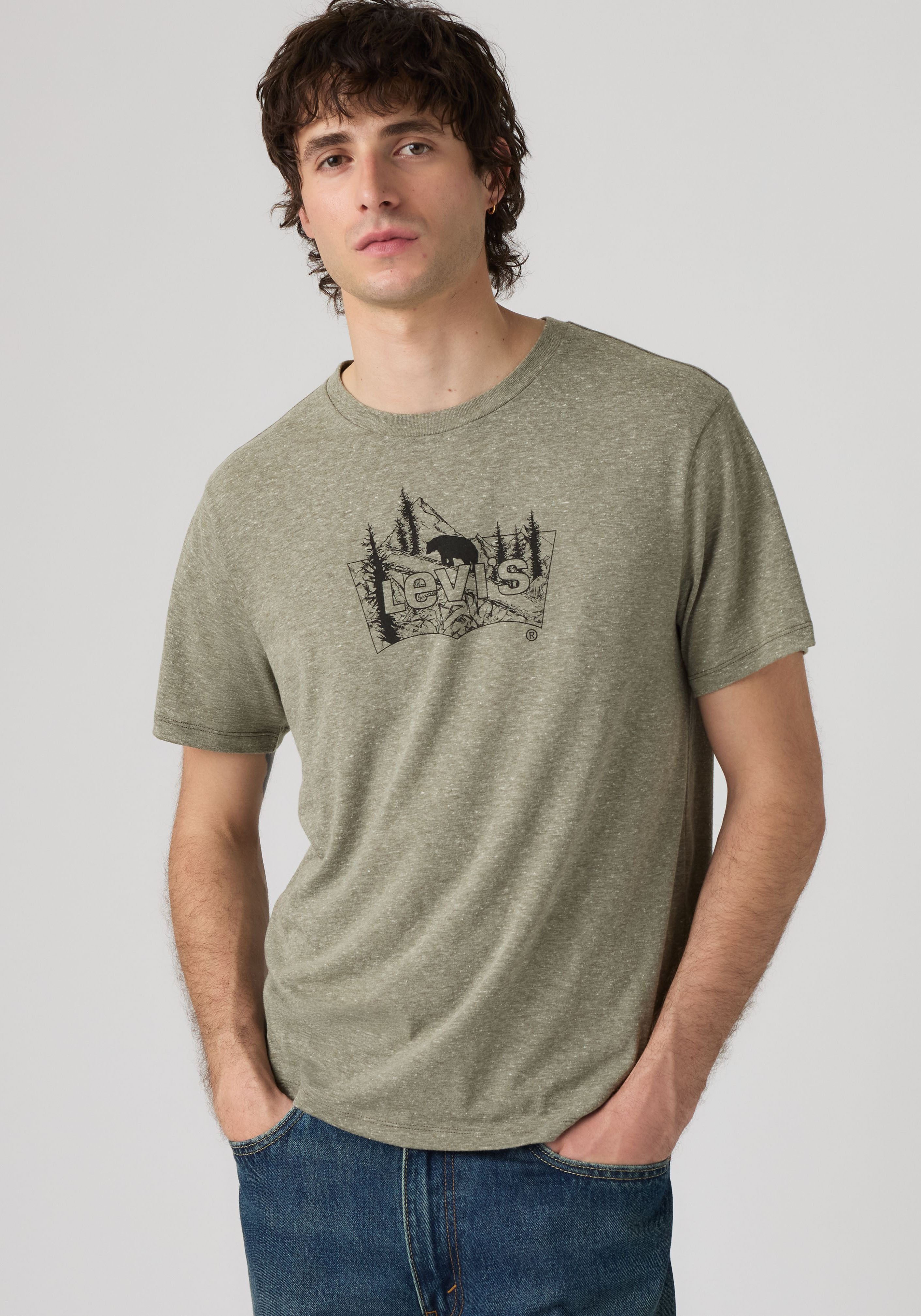 Levi's® T-Shirt Batwing Logo Tee mit Logo-Front-Print