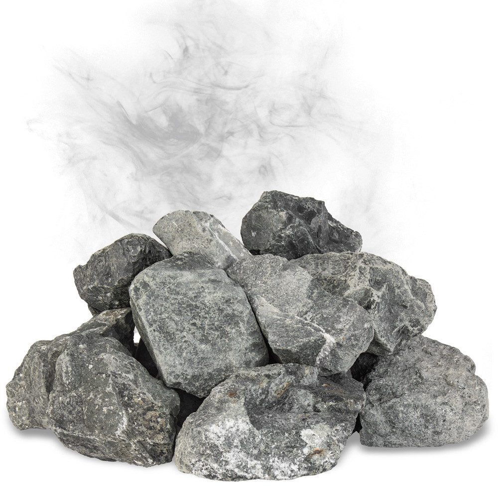 Flameup Saunasteine Saunasteine 20 kg 80 - 120 mm Aufgusssteine Saunaofen S günstig online kaufen