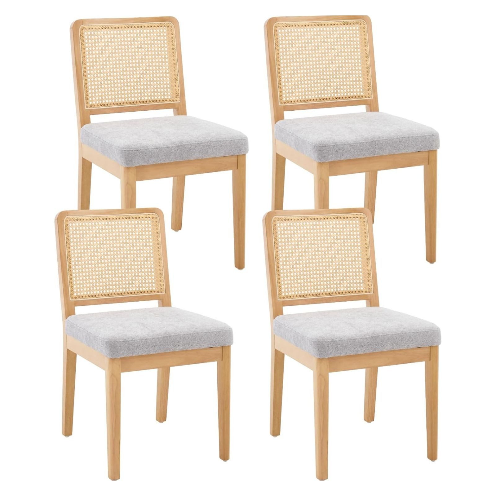 CHAIRUS Esszimmerstuhl 2/4er Set Chenille/Leinen-Esszimmerstühle mit günstig online kaufen
