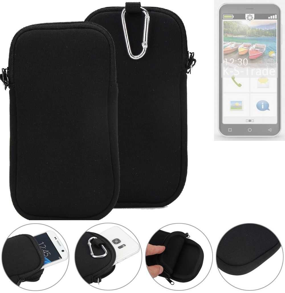 K-S-Trade Handyhülle für Emporia Smart.5mini, Neopren-Hülle Handyhülle Schutzhülle Neoprenhülle Sleeve