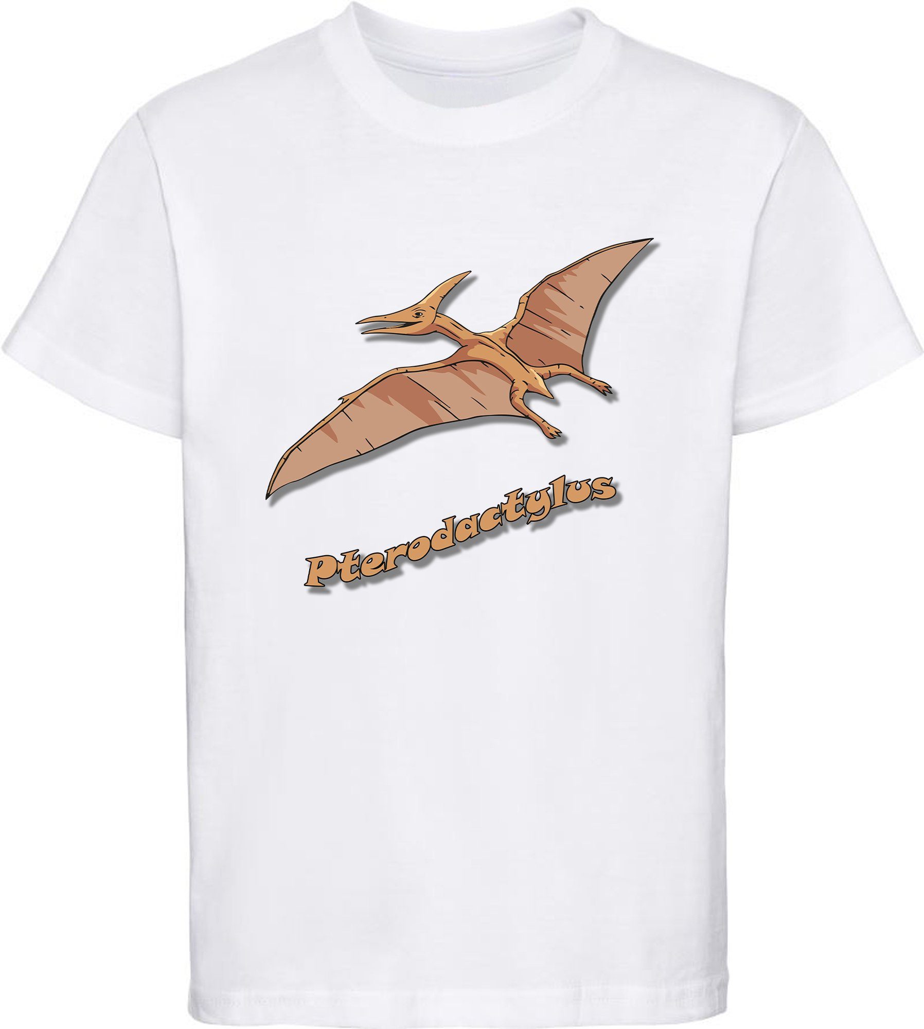 Print-Shirt bedrucktes Kinder T-Shirt mit Flugsaurier Pterodactylus