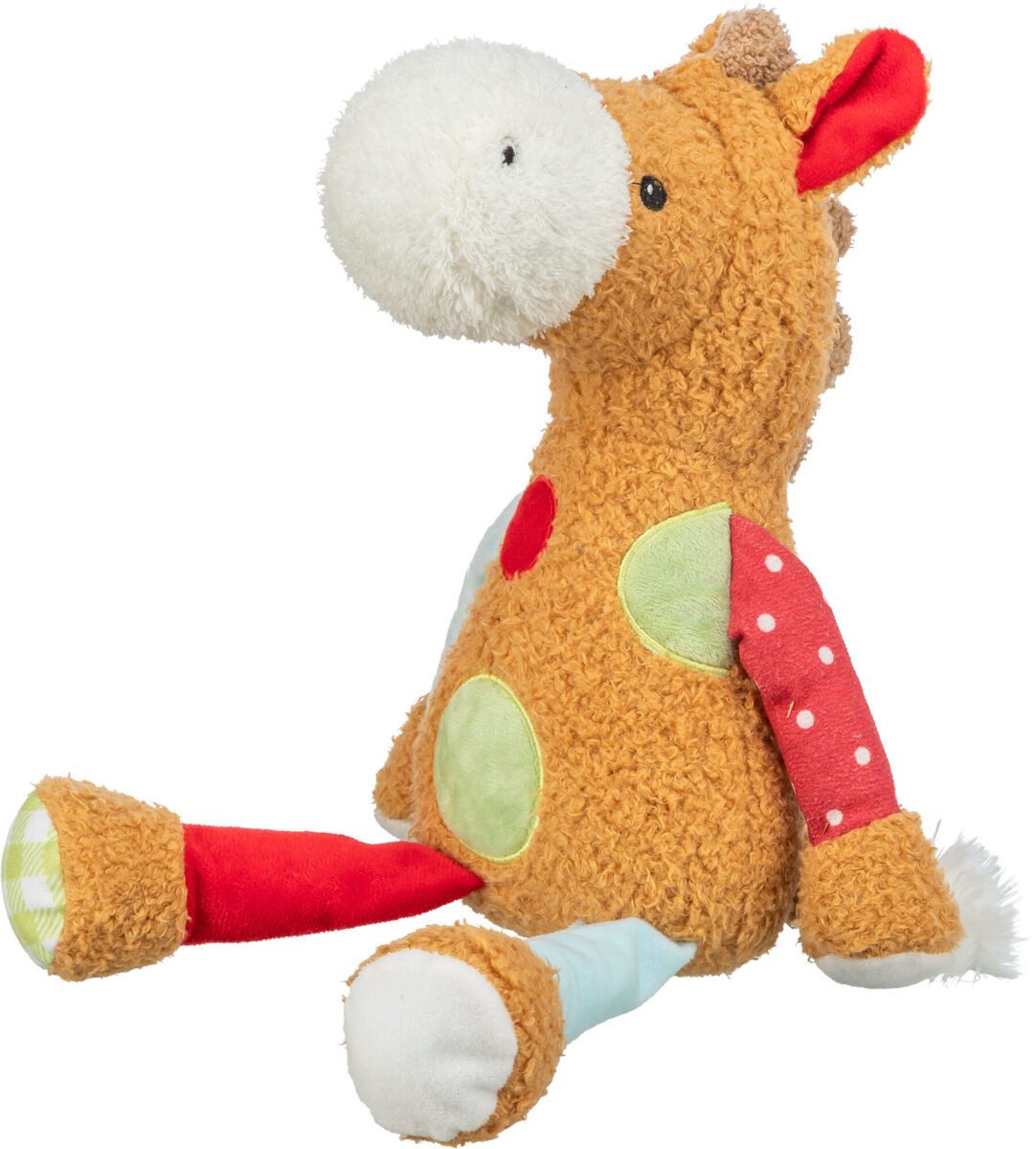 TRIXIE Tierkuscheltier Flicken-Pferd - diverse - 40 cm, Plüsch, Polyester