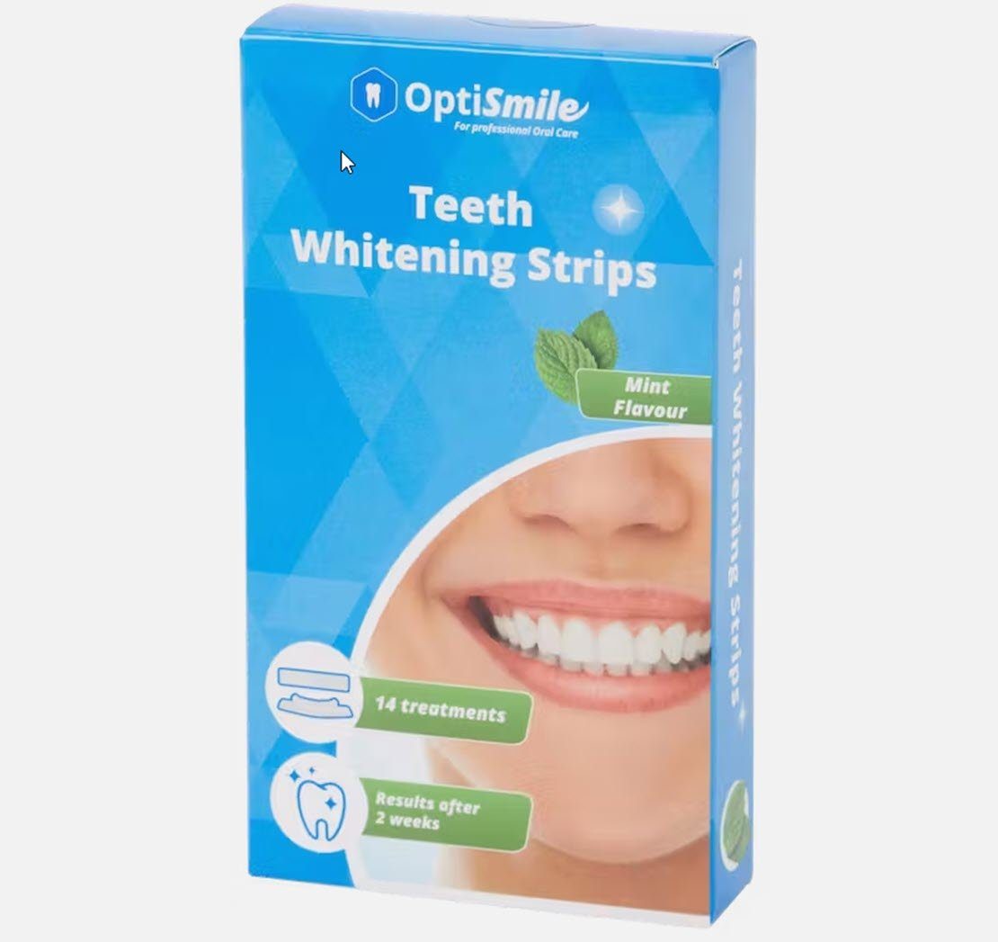 Spectrum Zahnbleaching-Kit Optismile Teeth Whitening Strips Zahnaufheller Streifen 14 St.