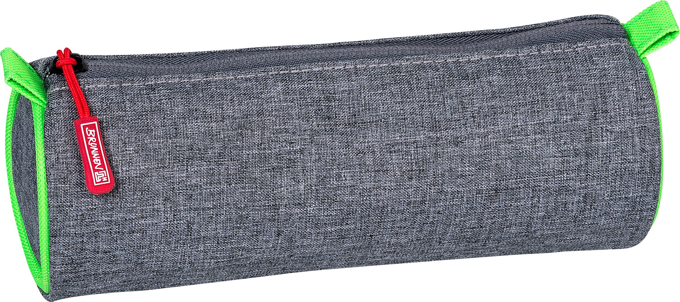 BRUNNEN Schubladenbox BRUNNEN Schlampermäppchen Stone neongrün/grau, 22,0 cm