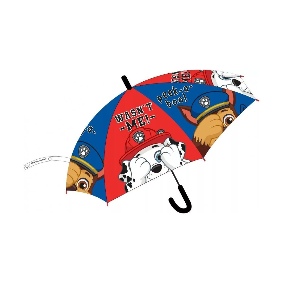 PAW PATROL Stockregenschirm Paw Patrol Kinder Halbautomatischer Regenschirm Ø74 cm