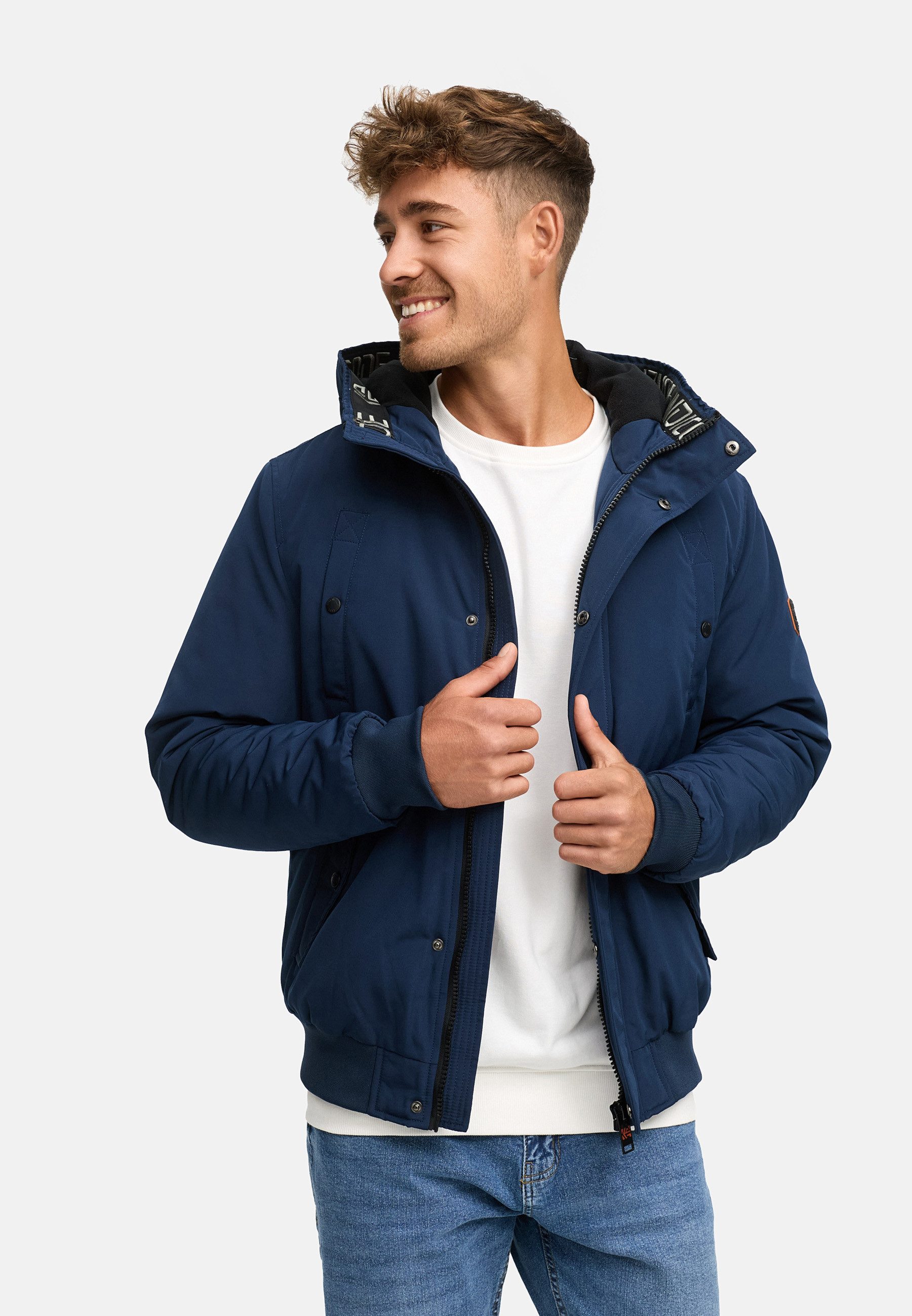 Indicode Winterjacke Herren INAlbanos Jacke Winter Herrenjacke mit Kapuze u günstig online kaufen