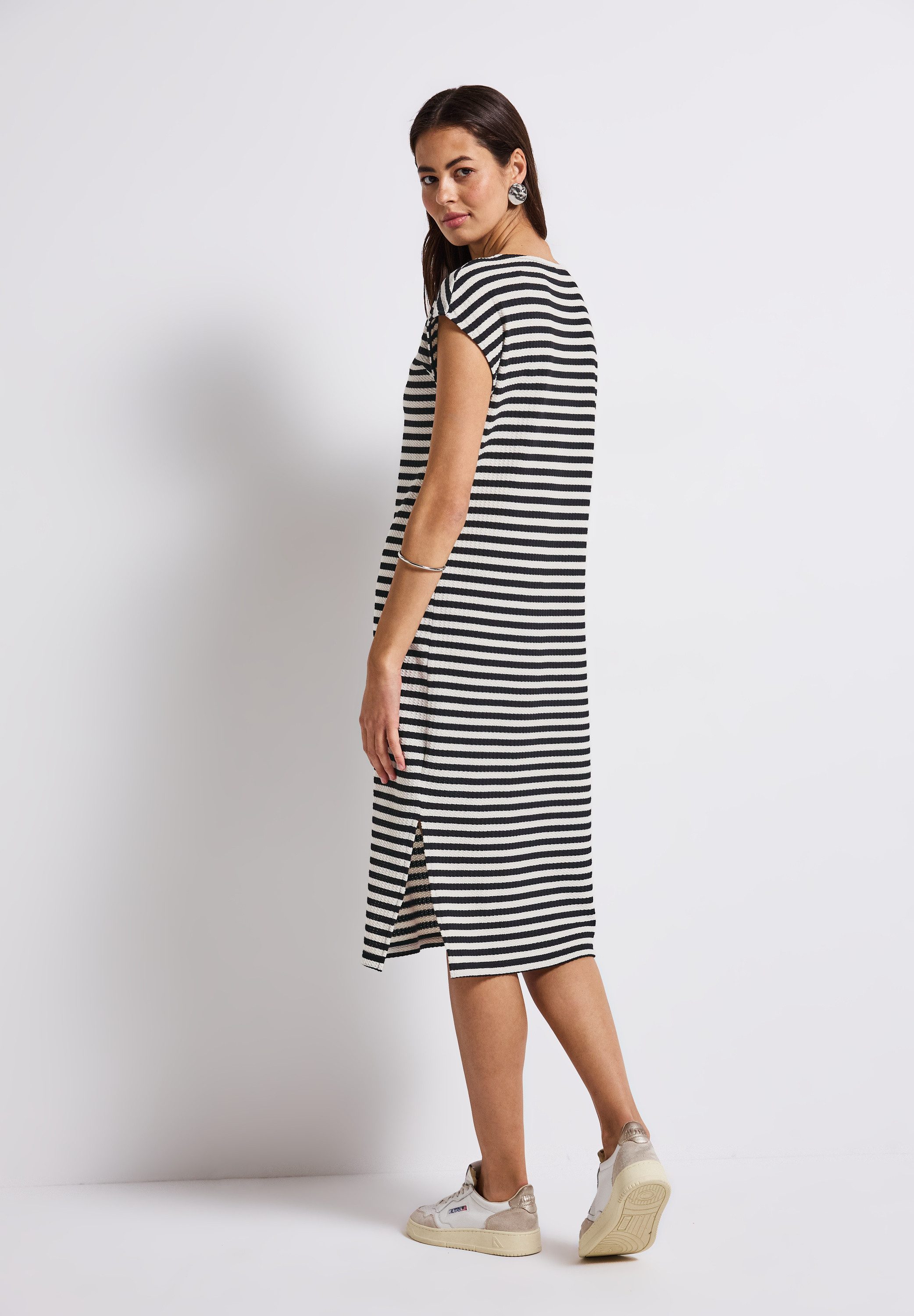 STREET ONE Midikleid mit Streifen günstig online kaufen