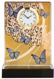 Goebel Tischuhr »Joanna Charlotte, Blue Butterflies, 26150631« online