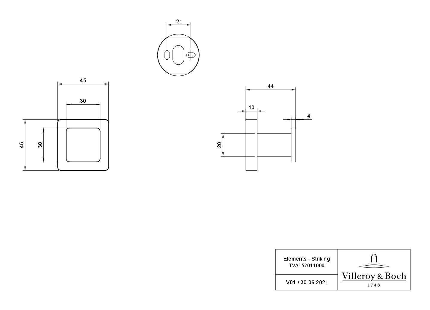 Villeroy & Boch Handtuchhaken Elements - günstig online kaufen