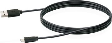 Schwaiger LSET200 513 Smartphone-Kabel, USB 2.0 A Stecker, USB Micro B Stecker, (100 cm), inklusive Ladeadapter
