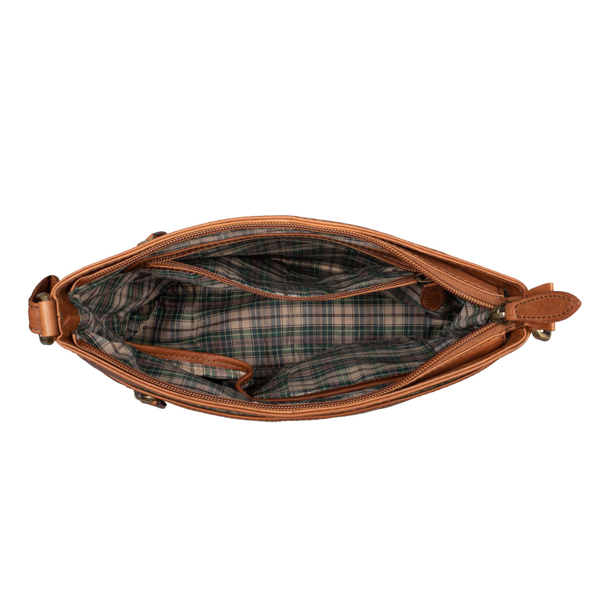 Benthill Umhängetasche Damen Echt Leder Umhängetasche Handtasche Schultertasche Shopper, Schultergurt / Umhängegurt Reißverschlussfach – Bild 4 von 5