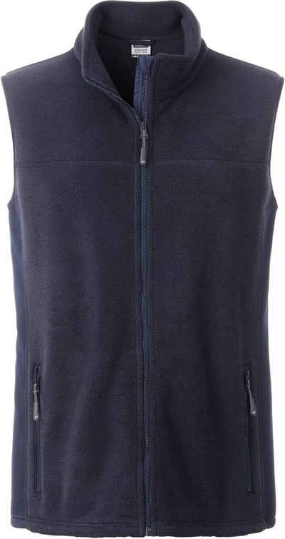 James & Nicholson Fleeceweste Workwear Fleece Gilet Weste FaS50856 auch in großen Größen