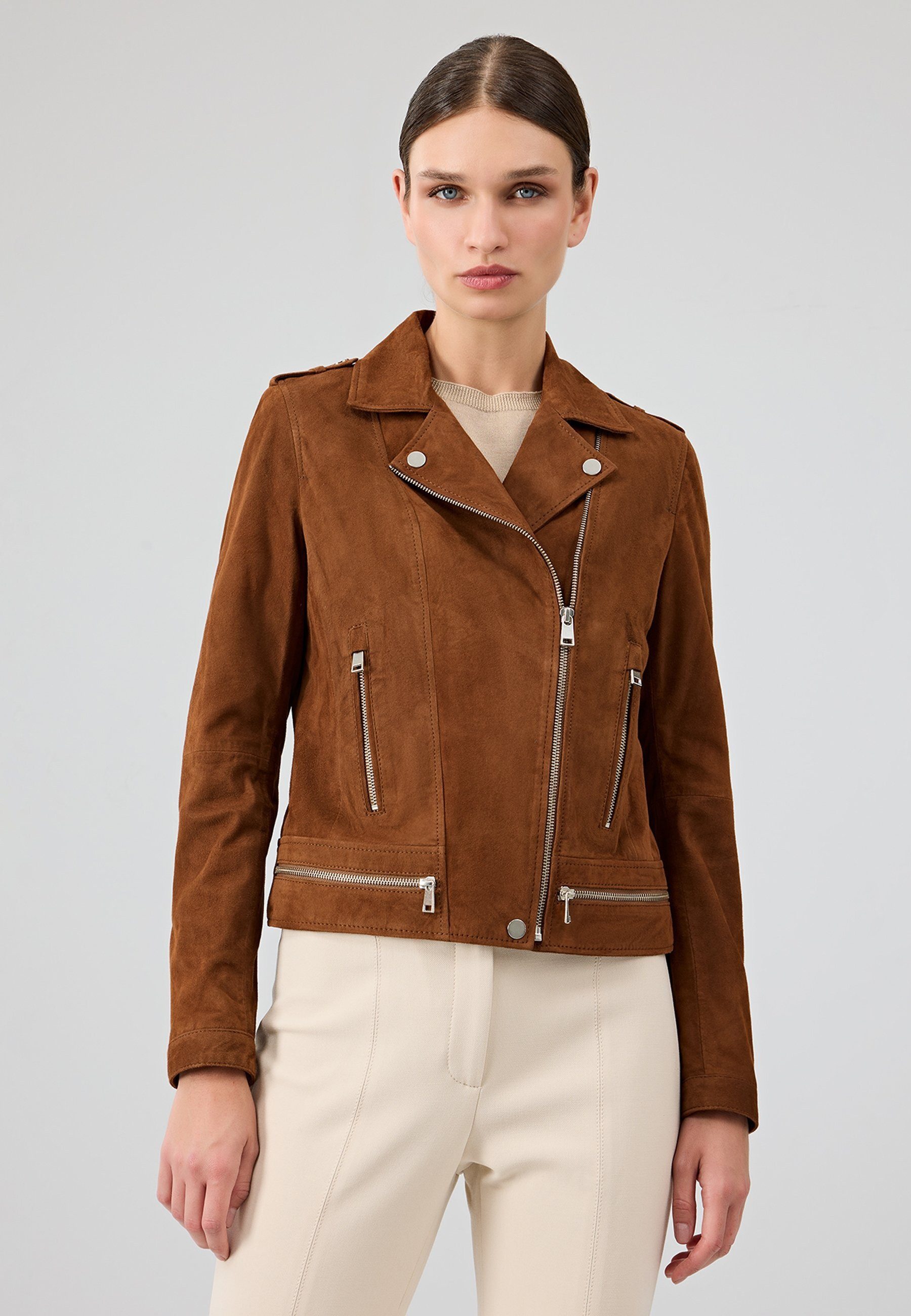 Lederjacke Layla Wildlederjacke