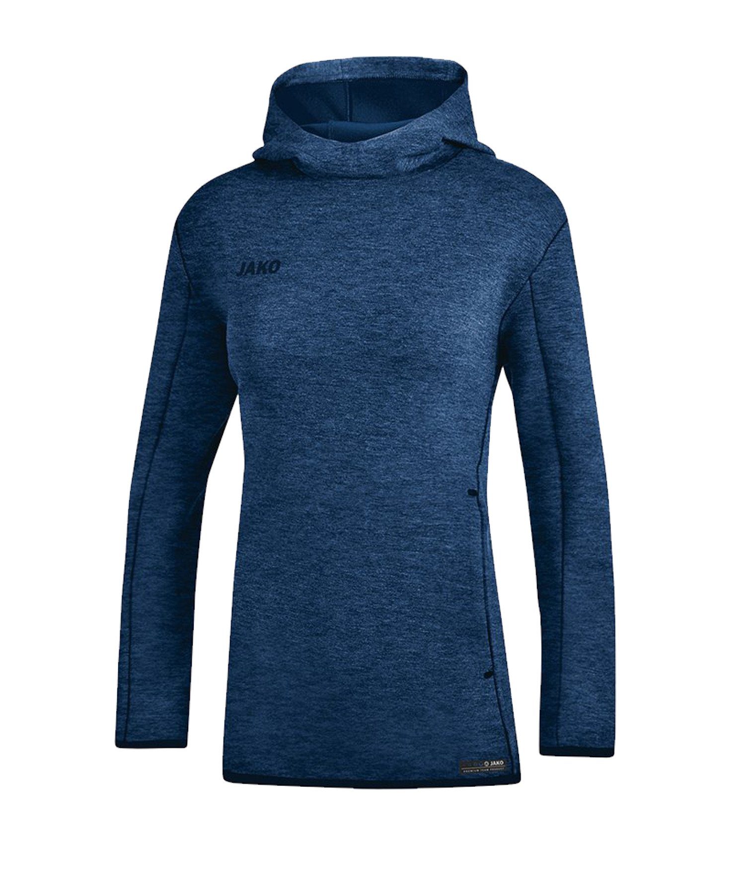 Hoody Jako Basic Damen blau Sweater Premium