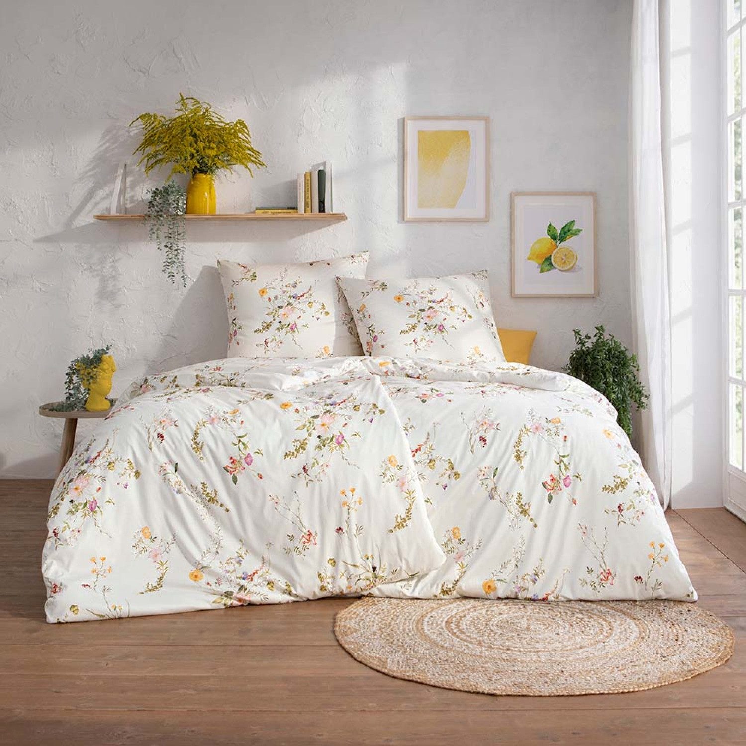 Estella Bettwäsche Estella Mako Jersey Bettwäsche 135x200 Leonie Streublümc günstig online kaufen