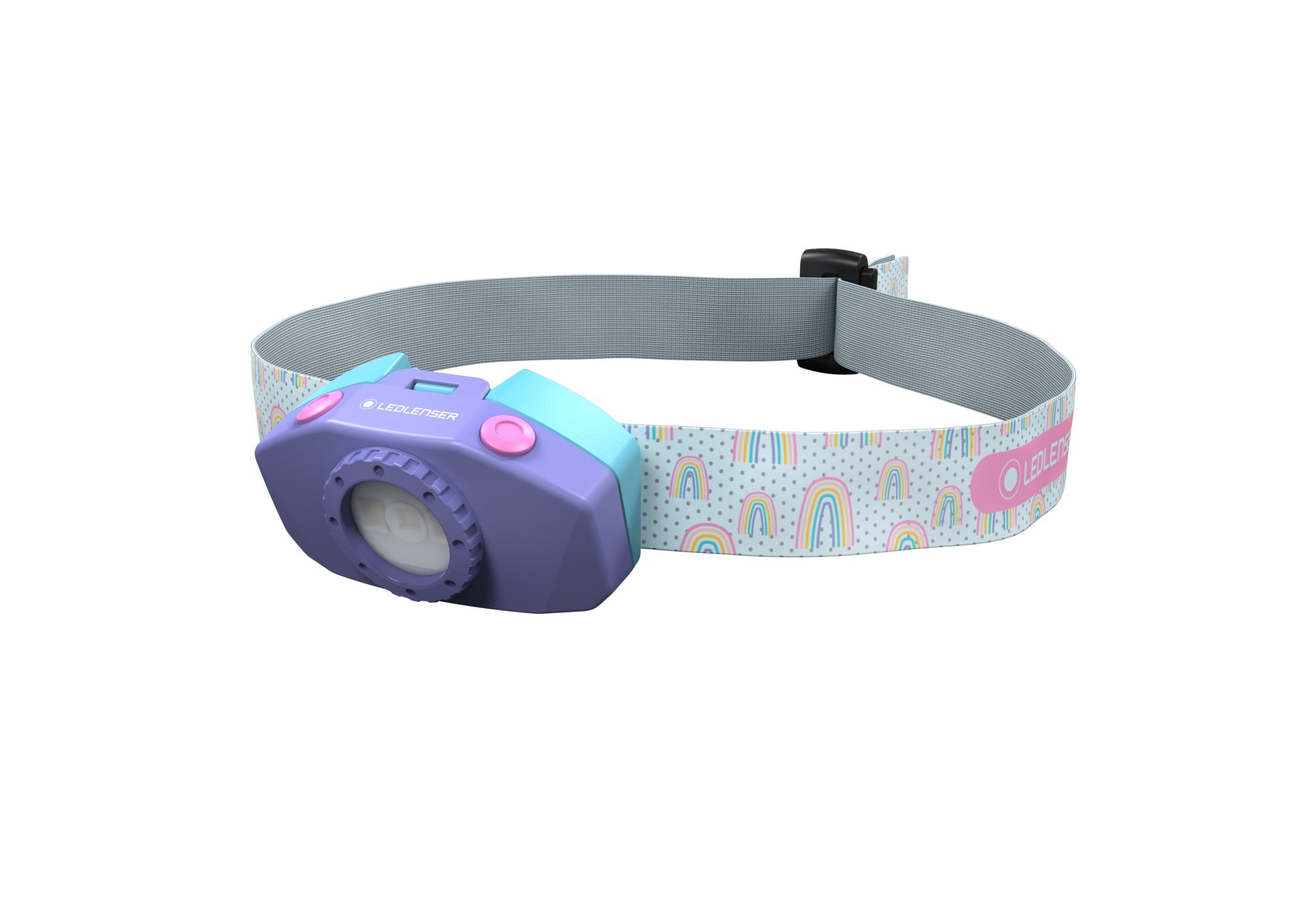 Ledlenser LED Stirnlampe KIDLED2 Lila, 40 Lumen, 9 m Leuchtweite, 35g leicht, 20Std Laufzeit, IP44, Batterie